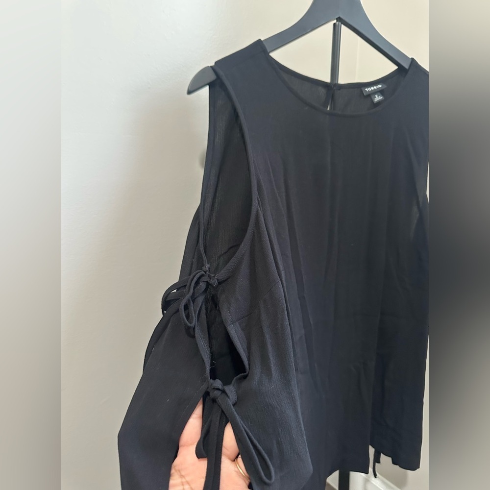 torrid Black Sleeveless Tank with Side Tie Detail - Picture 8 of 11
